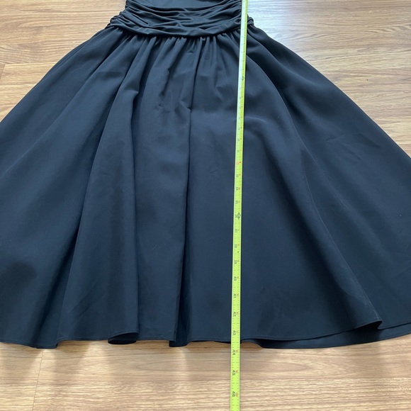 Max and Cleo Black A-Line Midi Dress Size 4 EUC - Picture 13 of 15